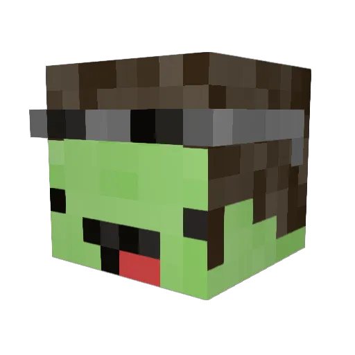 BunnehBro Minecraft avatar head, 3D render