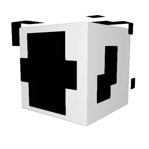 BunnieCloud Minecraft avatar head, 3D render