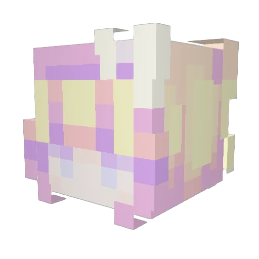 Bunno101 Minecraft avatar head, 3D render