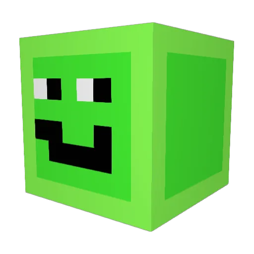 Bunnster123 Minecraft avatar head, 3D render