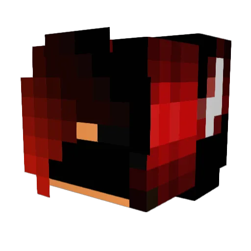 Bunny2400 Minecraft avatar head, 3D render