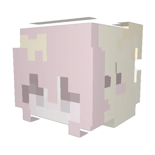 BunnyDilana13 Minecraft avatar head, 3D render