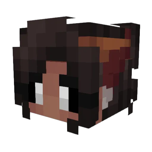 BunnyG3z_ Minecraft avatar head, 3D render