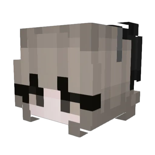 BunnyGirlEri7w7 Minecraft avatar head, 3D render