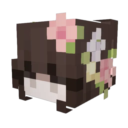 BunnyMun_ Minecraft avatar head, 3D render