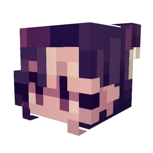 BunnyShadow Minecraft avatar head, 3D render