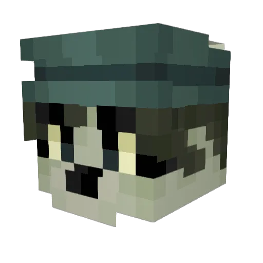 BunnyTart Minecraft avatar head, 3D render