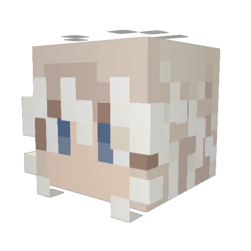 Bunny_Baby2011 Minecraft avatar head, 3D render