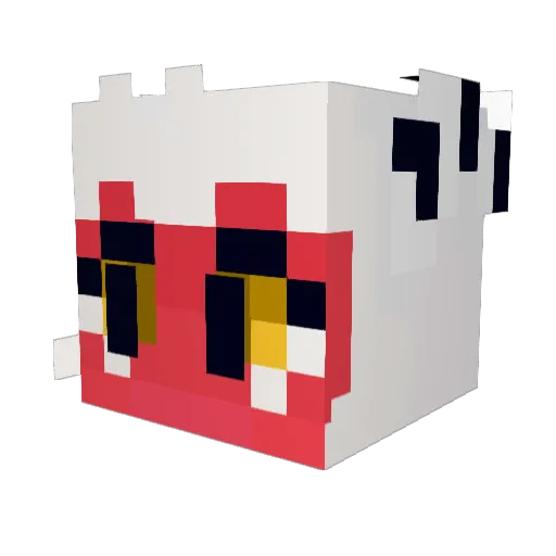 Bunny_MoMo Minecraft avatar head, 3D render