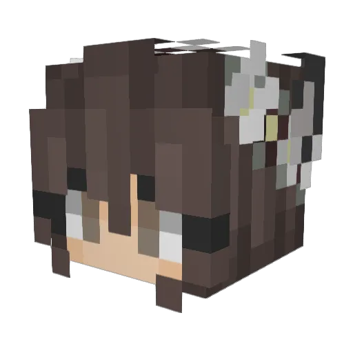 Bunny_Potato Minecraft avatar head, 3D render