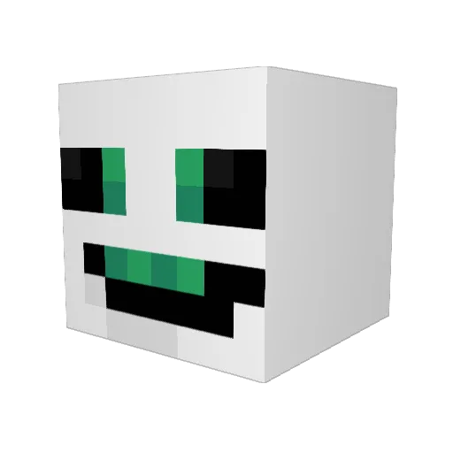 Bunnyman112 Minecraft avatar head, 3D render