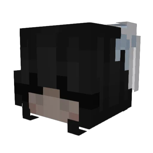 Bunnyybuuu Minecraft avatar head, 3D render