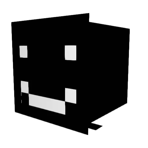 BunsheYT Minecraft avatar head, 3D render