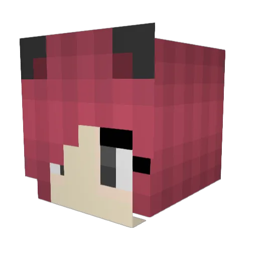 BunterScoth Minecraft avatar head, 3D render
