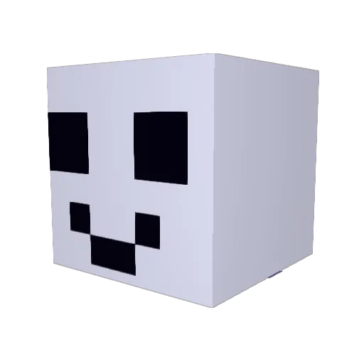 BunuDonk Minecraft avatar head, 3D render