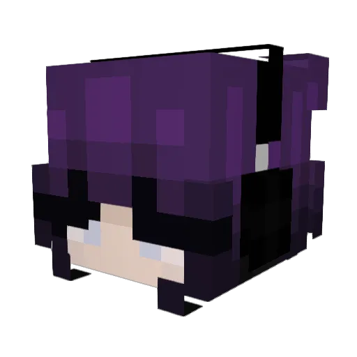 Bupply Minecraft avatar head, 3D render