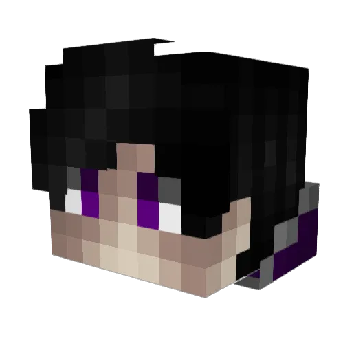 BurakGS_Tr Minecraft avatar head, 3D render