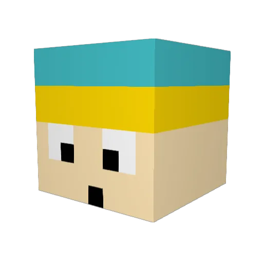 BurakReisinKoll Minecraft avatar head, 3D render