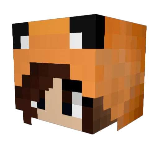 Buras1991 Minecraft avatar head, 3D render