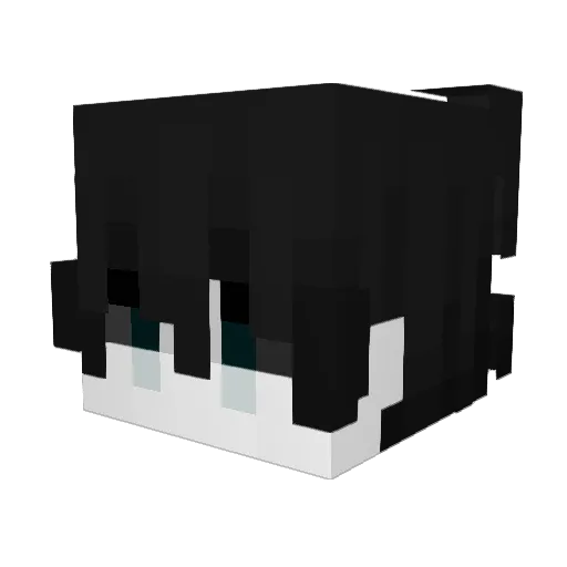 Buravchik21 Minecraft avatar head, 3D render