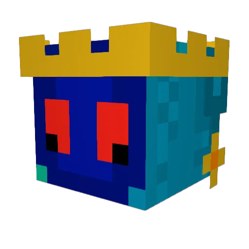 Burblownik Minecraft avatar head, 3D render