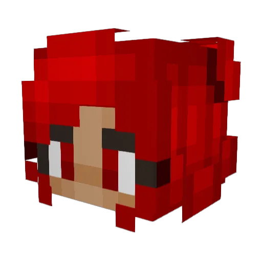 Burbs06 Minecraft avatar head, 3D render