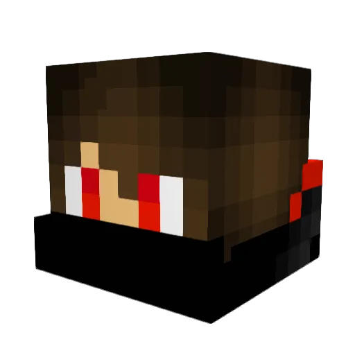 Burden_Kyle Minecraft avatar head, 3D render