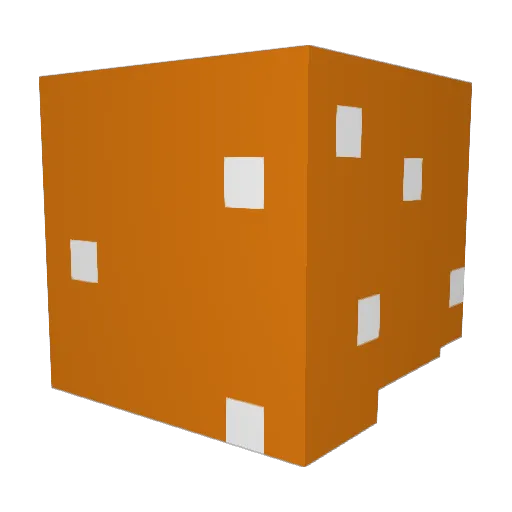Burger_n_chips Minecraft avatar head, 3D render