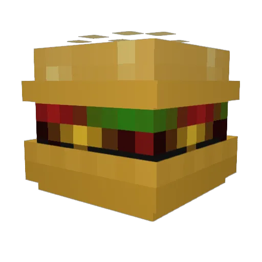 Burgerb0y1986 Minecraft avatar head, 3D render