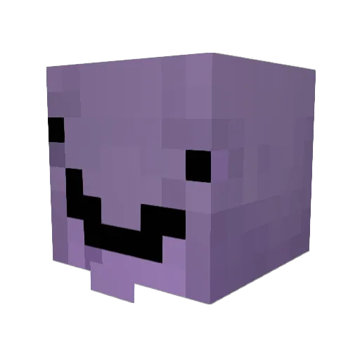 Burgerbijter Minecraft avatar head, 3D render