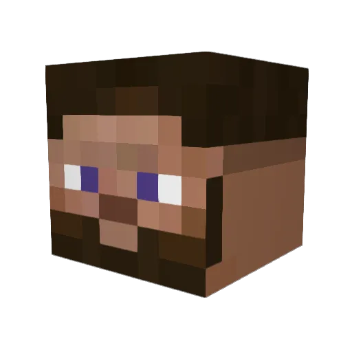 Burgerek1 Minecraft avatar head, 3D render