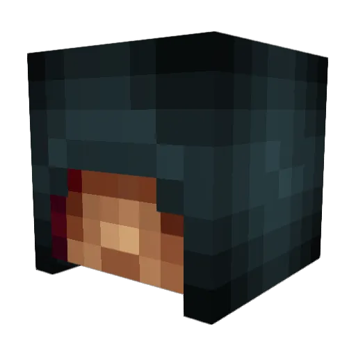 Burgert3068 Minecraft avatar head, 3D render