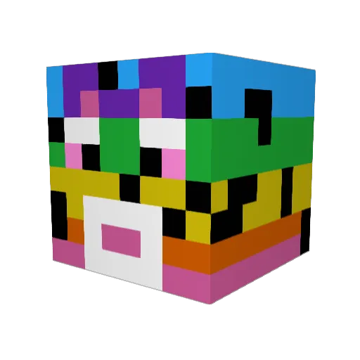 Burghardt96 Minecraft avatar head, 3D render