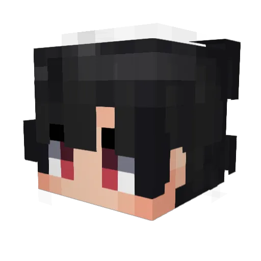 Burgu_98 Minecraft avatar head, 3D render