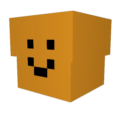 BurgyYT Minecraft avatar head, 3D render