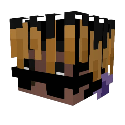 Burke3512 Minecraft avatar head, 3D render