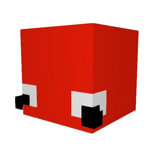 Burkee42 Minecraft avatar head, 3D render