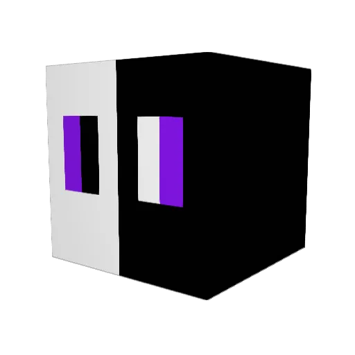 Burknis Minecraft avatar head, 3D render