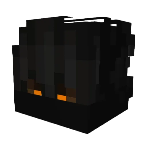 BurnAlt39 Minecraft avatar head, 3D render