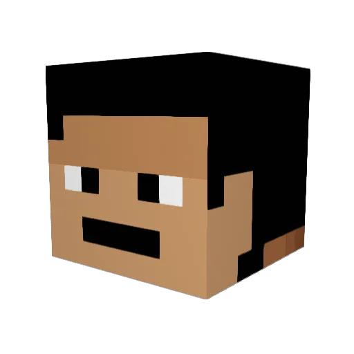 BurnNotice11 Minecraft avatar head, 3D render