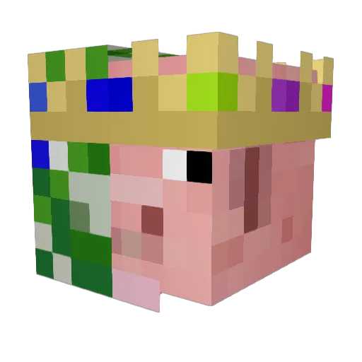 BurnieBum99 Minecraft avatar head, 3D render