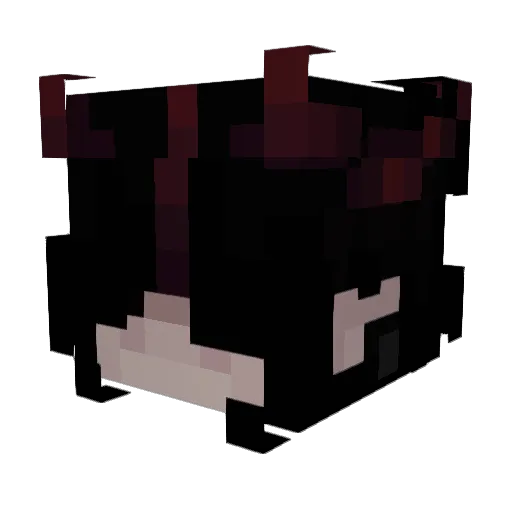 BurningSkylines Minecraft avatar head, 3D render