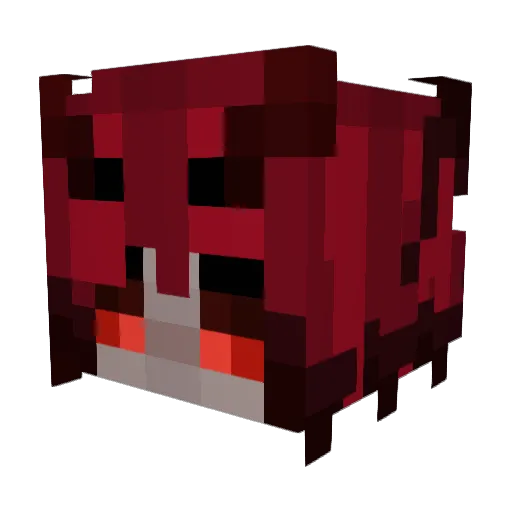 Burning_Children Minecraft avatar head, 3D render