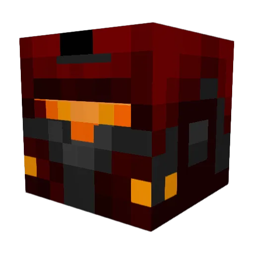 Burning_star5 Minecraft avatar head, 3D render