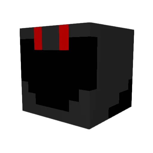 Burnout0606 Minecraft avatar head, 3D render