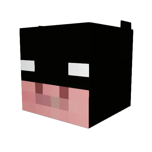 Burns2580 Minecraft avatar head, 3D render