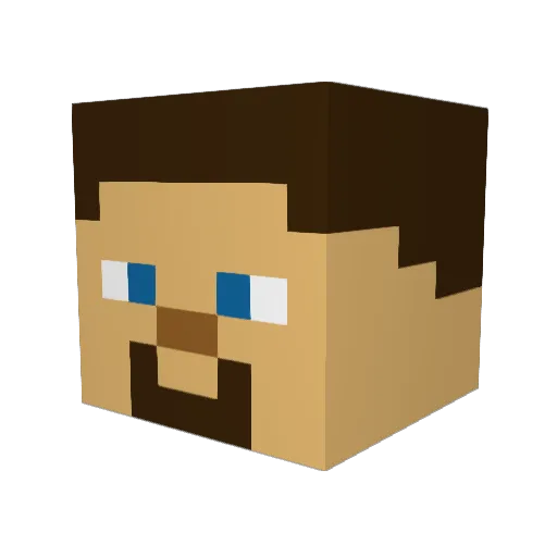 BurntBagel69 Minecraft avatar head, 3D render