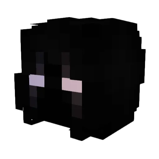 BurntTaco125 Minecraft avatar head, 3D render
