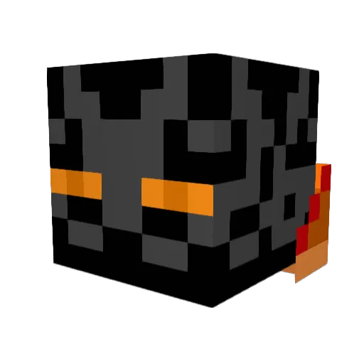 BurntToast136 Minecraft avatar head, 3D render