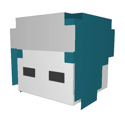 BurntTongues Minecraft avatar head, 3D render
